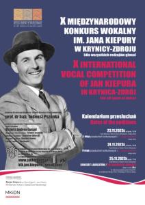 Jubileuszowy X. Międzynarodowy Konkurs Wokalny im. Jana Kiepury w Krynicy-Zdroju