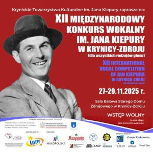 XII Międzynarodowy Konkurs Wokalny im. J. Kiepury w Krynicy-Zdroju